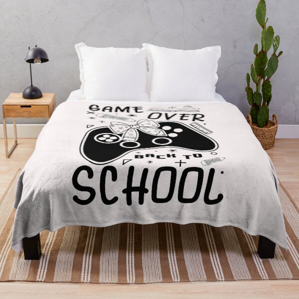 Item preview, Game Over Back To School Shirt Gamer Kids Pencil Book Controller designed and sold by cawtoon.