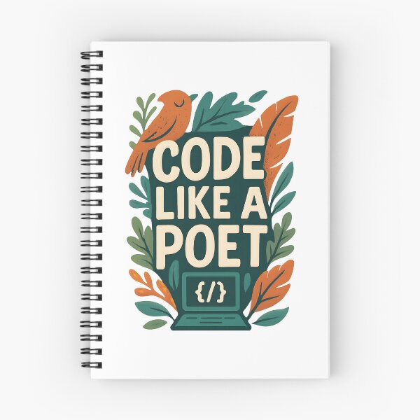 Item preview, Code Like a Poet – Digital Harmony in Bloom designed and sold by inkNext.