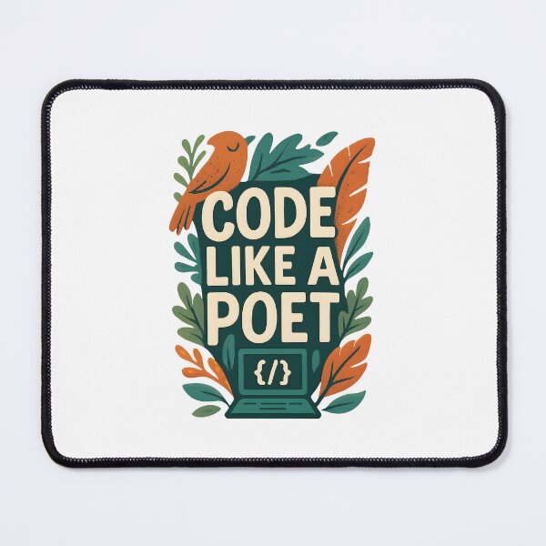 Item preview, Code Like a Poet – Digital Harmony in Bloom designed and sold by inkNext.