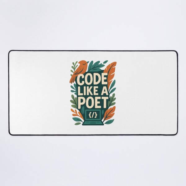 Item preview, Code Like a Poet – Digital Harmony in Bloom designed and sold by inkNext.