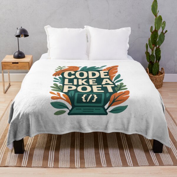 Item preview, Code Like a Poet – Digital Harmony in Bloom designed and sold by inkNext.