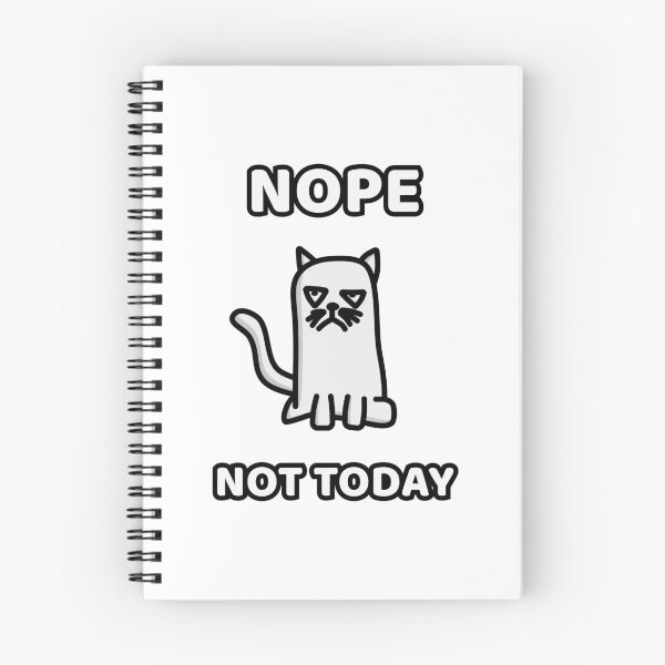Item preview, Grumpy Cat: Nope, not today designed and sold by WurmWeb.DesignShop.