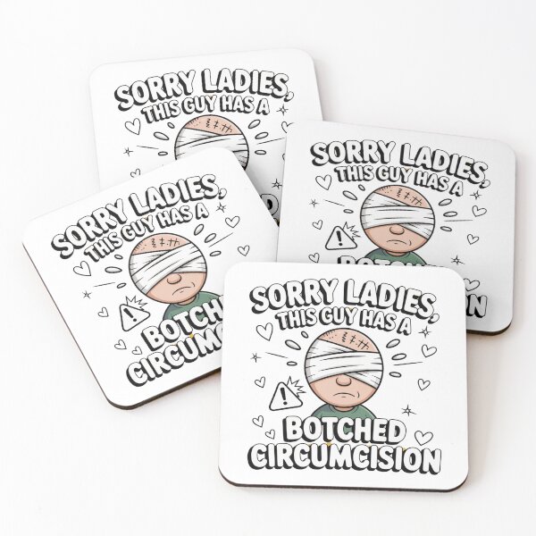 Item preview, Sorry Ladies This Guy Has A Botched Circumcision Embarrassing Man Funny Humor Meme designed and sold by RDRdesign.