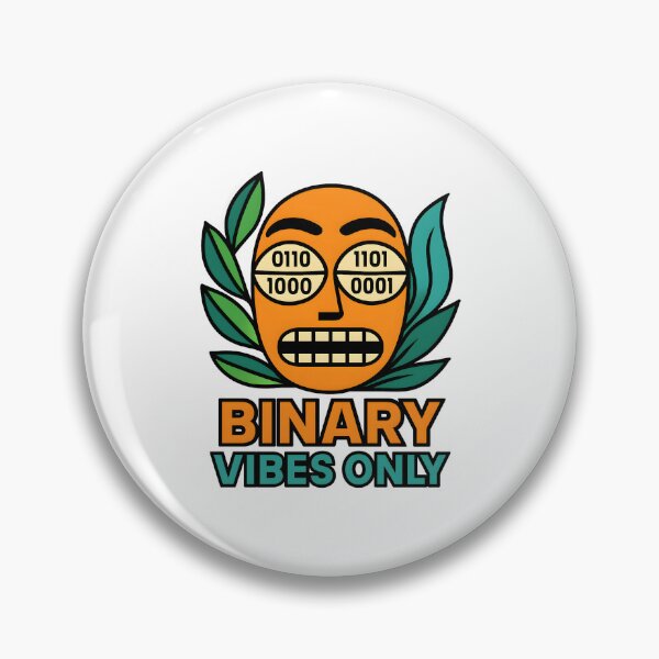 Item preview, Digital Harmony: Binary Vibes Only designed and sold by inkNext.