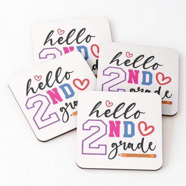 Item preview, Hello 2nd Grade Heart Pencil Back to School designed and sold by cawtoon.