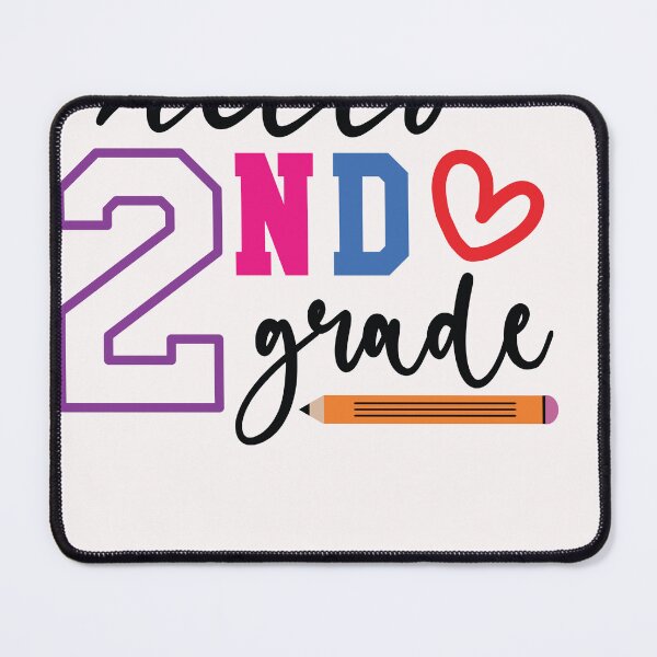Item preview, Hello 2nd Grade Heart Pencil Back to School designed and sold by cawtoon.