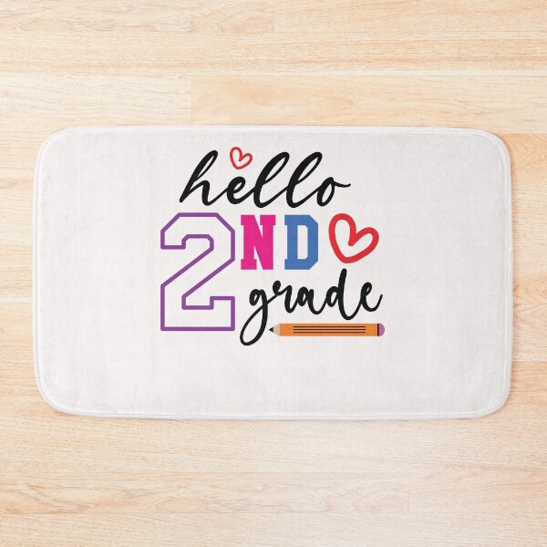 Item preview, Hello 2nd Grade Heart Pencil Back to School designed and sold by cawtoon.