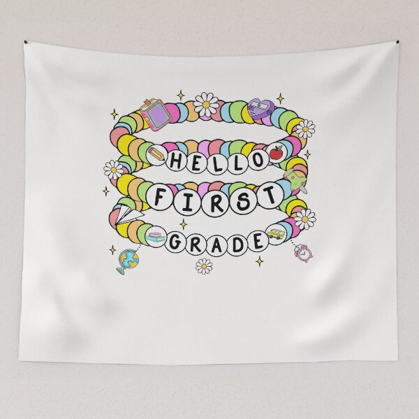 Item preview, Hello First Grade Kawaii Beaded Bracelet Back to School designed and sold by cawtoon.