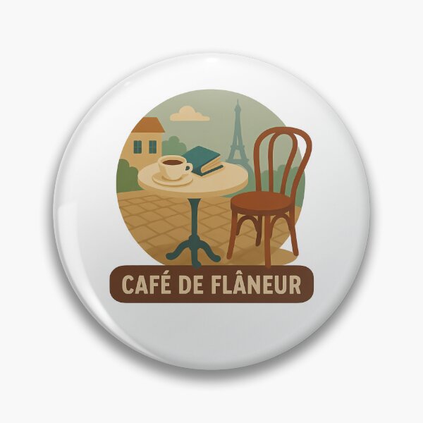 Item preview, Flâneur's Cafe View in Paris designed and sold by k3rstman1.
