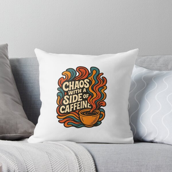 Item preview, Chaos with a Side of Caffeine – Energetic Coffee-Inspired designed and sold by inkNext.