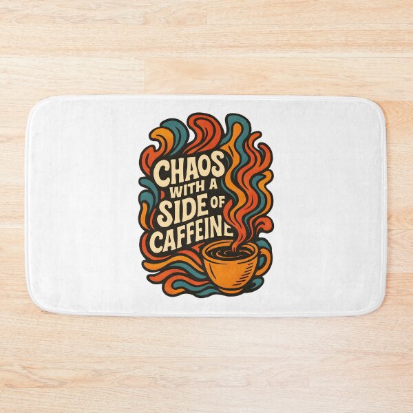 Item preview, Chaos with a Side of Caffeine – Energetic Coffee-Inspired designed and sold by inkNext.
