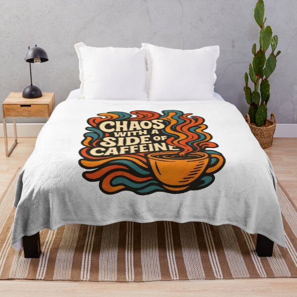 Item preview, Chaos with a Side of Caffeine – Energetic Coffee-Inspired designed and sold by inkNext.