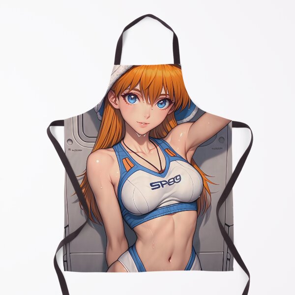 Item preview, Soryu Asuka Langley Evangelion Anime Girl White-Blue Gym Fit Soft Stare designed and sold by bolleykoldl.