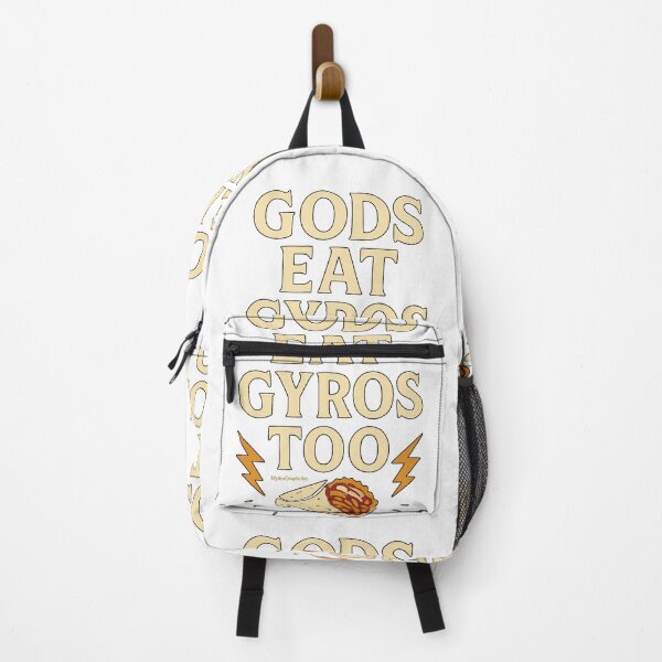 Item preview, Gods Eat Gyros Too – Divine Street Food Love designed and sold by mythographiaart.
