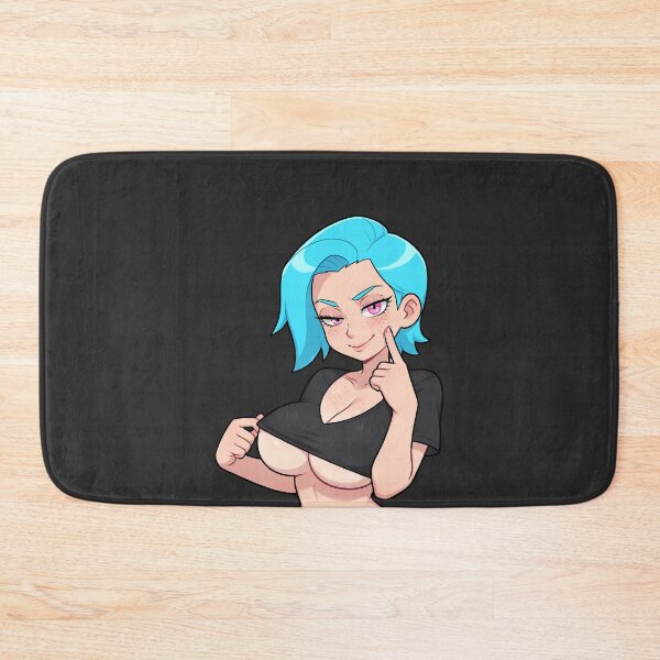 Item preview, Flirty Anime Girl Half‑Bust – Kumi (Original Character Art) designed and sold by Kumi-dsgn.