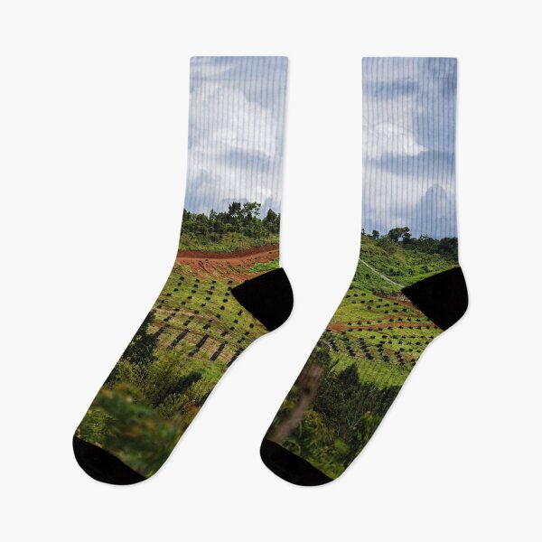 Item preview, Saen Monourom Hill under a stormy sky designed and sold by franck380.