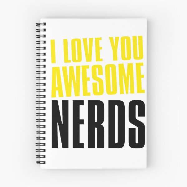 Item preview, I LOVE YOU AWESOME NERDS 02 designed and sold by nurfzr.