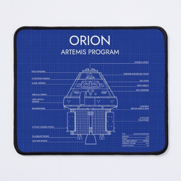 Item preview, Orion Spacecraft. Artemis Program (Blueprint) designed and sold by BGALAXY.
