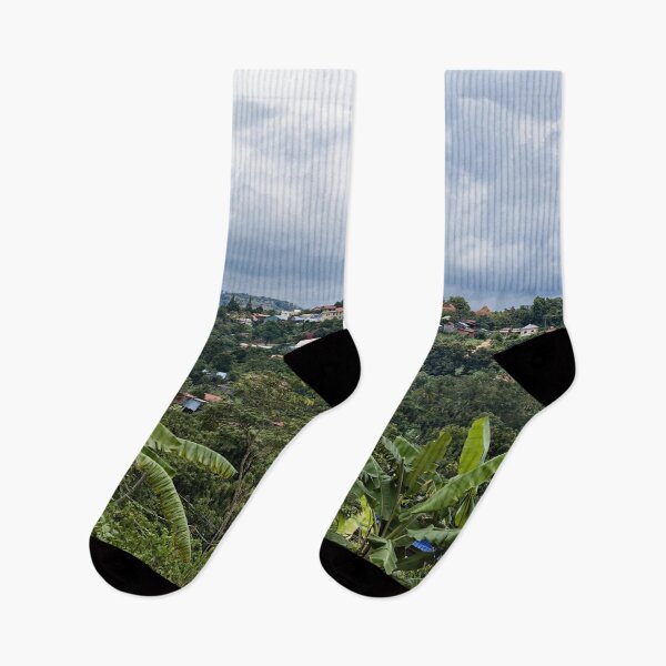 Item preview, Saen Monourom Hill under a stormy sky designed and sold by franck380.