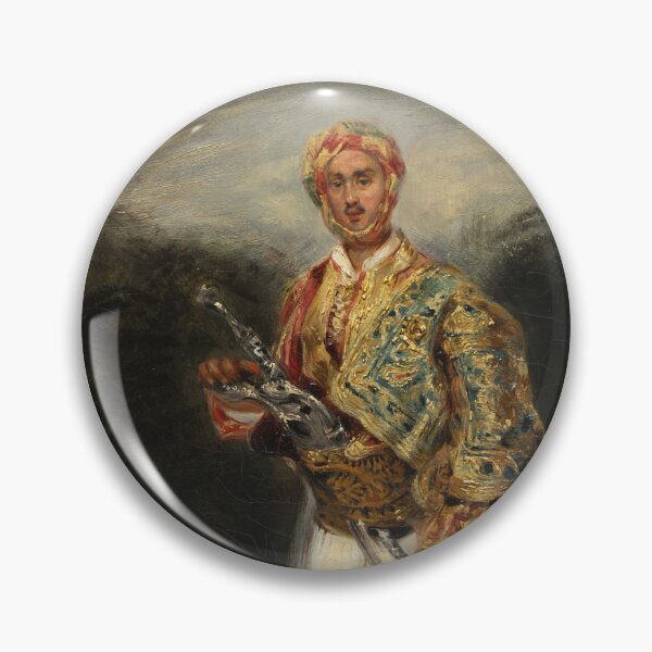 Item preview, Count Demetrius de Palatiano in Suliot Costume, not dated. Imitator of Eugène Delacroix (French, 1798–1863 designed and sold by Vintage Designs +.