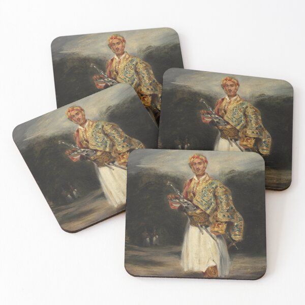 Item preview, Count Demetrius de Palatiano in Suliot Costume, not dated. Imitator of Eugène Delacroix (French, 1798–1863 designed and sold by Vintage Designs +.