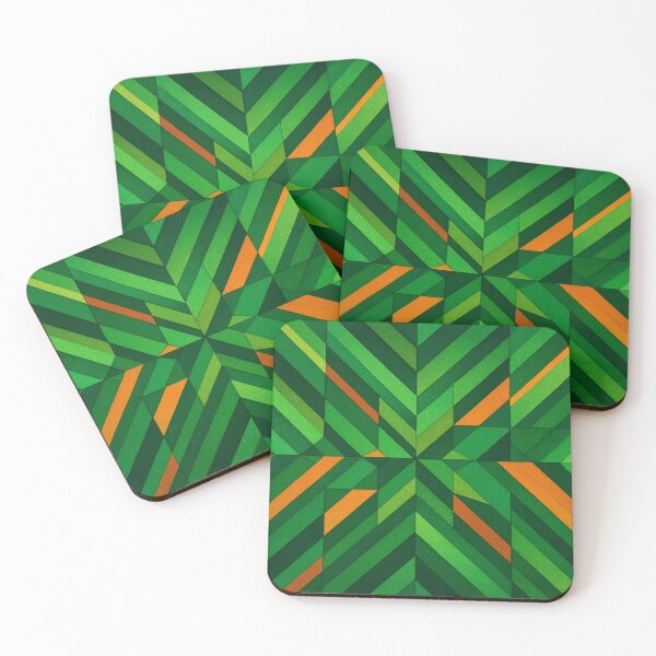 Item preview, Kaleidoscopic dance in green designed and sold by Sigtrix.