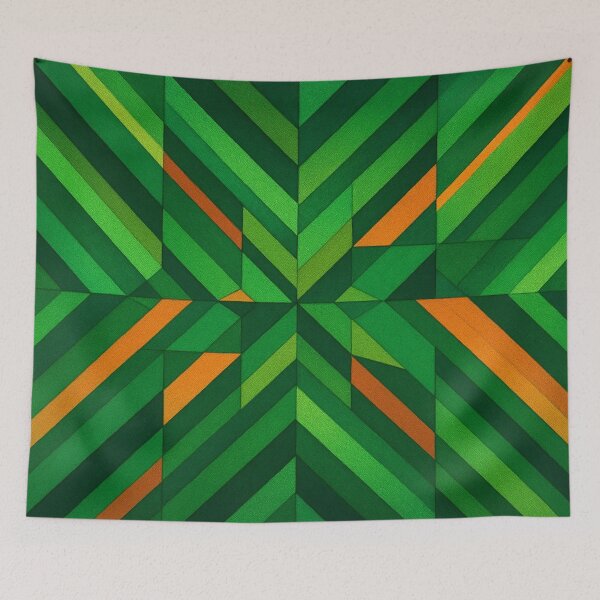 Item preview, Kaleidoscopic dance in green designed and sold by Sigtrix.