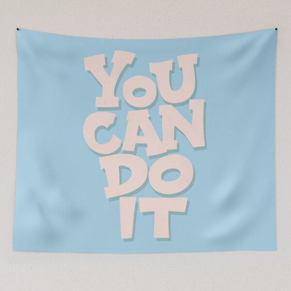 Item preview, You Can Do It. Motivational poster in retro style. designed and sold by SaraSumi.