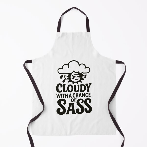Item preview, Cloudy with a Chance of Sass – Playful Weather Attitude designed and sold by inkNext.