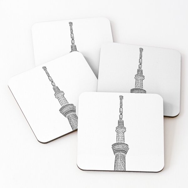 Item preview, Tokyo skytree digital sketch designed and sold by Priyan96.