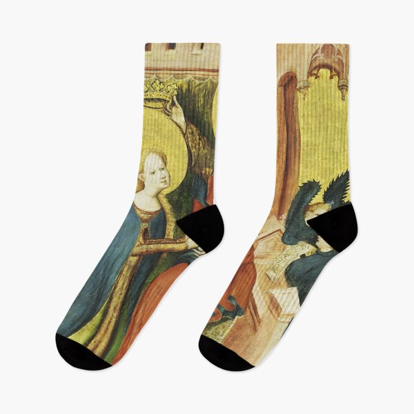 Item preview, Coronation of the Virgin, c. 1410. Master of the Fröndenberg Altarpiece (German). Tempera and gold on wood designed and sold by Vintage Designs +.