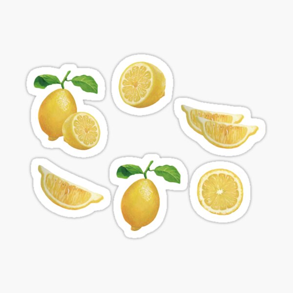 Item preview, Vibrant Gouache Lemon – Hand-Painted Citrus Art for Summer Vibes designed and sold by Heezel.