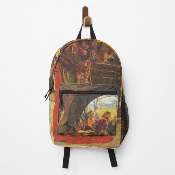 Item preview, Cordelia Parting from her Sisters, 1854. Ford Madox Brown (British, 1821–1893). Pen and oil on paper on panel designed and sold by Vintage Designs +.