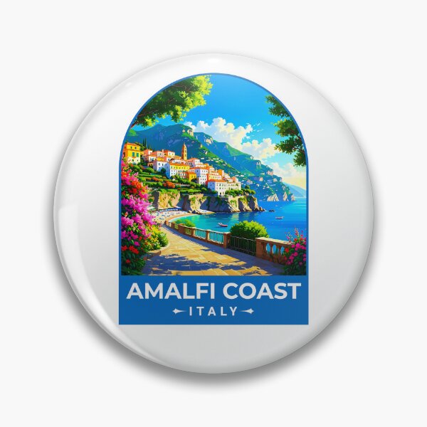 Item preview, Amalfi Coast Italy Sticker designed and sold by TulipaGraphics.