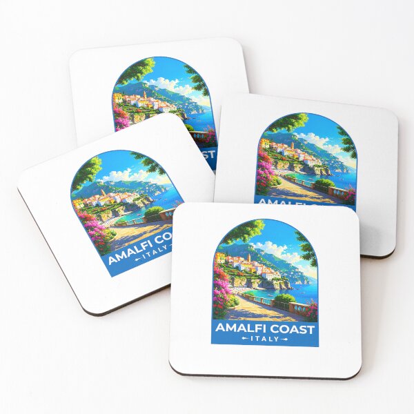 Item preview, Amalfi Coast Italy Sticker designed and sold by TulipaGraphics.