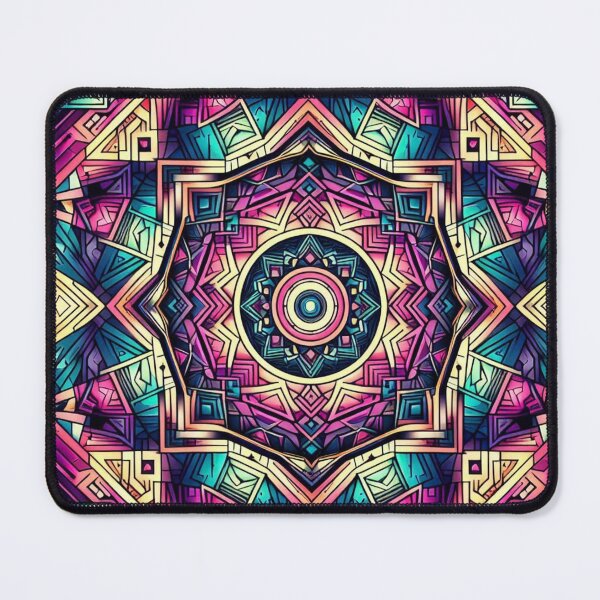Item preview, Colorful geometric decorative mystic pattern designed and sold by Dogandesighn.