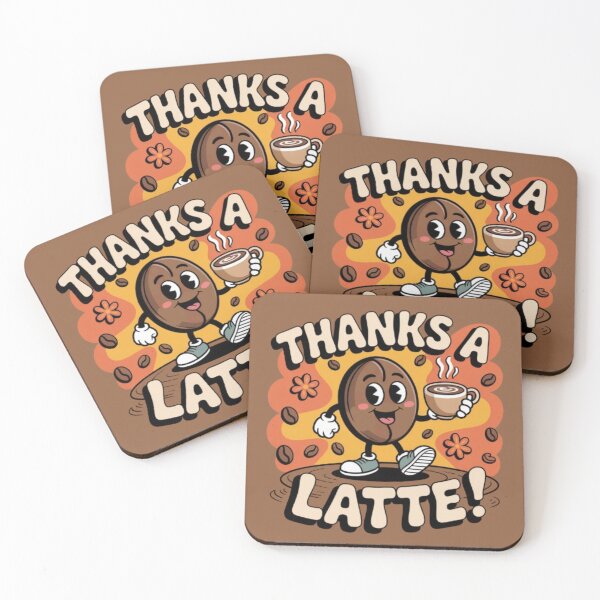 Item preview, Thank A Latte designed and sold by PixelPopShops.