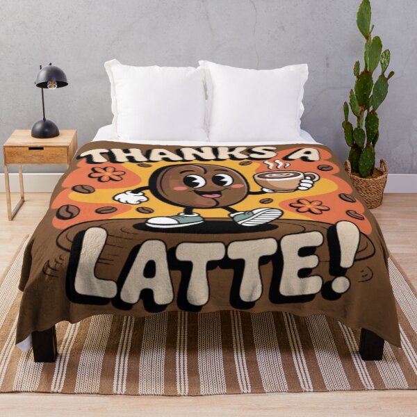 Item preview, Thank A Latte designed and sold by PixelPopShops.