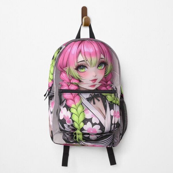 Item preview, Mitsuri Kanroji Demon Slayer Anime Braided Candy Hair and Blush Charm designed and sold by yinttigrric.