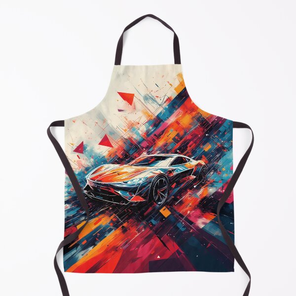 Artikelvorschau, Sportwagen Buntes abstraktes Design E1A0002 entworfen und verkauft von Ekeinekeke.