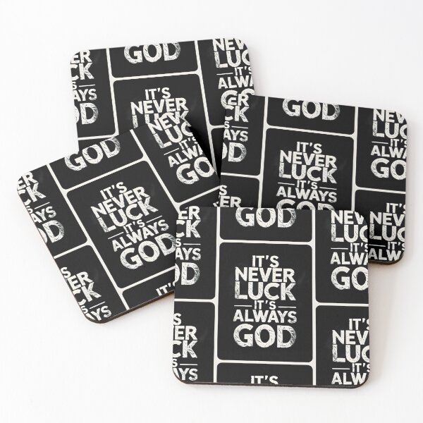 Item preview, Its never Luck Its always God designed and sold by Joshuasanga76a.
