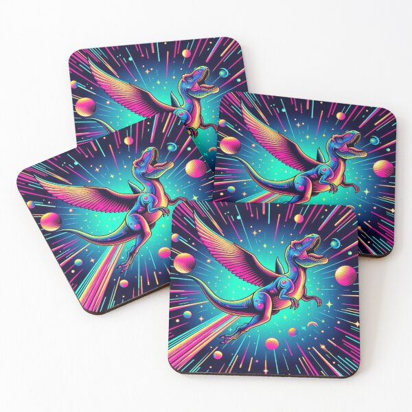 Item preview, Flying colorful dinosaur  designed and sold by Dogandesighn.