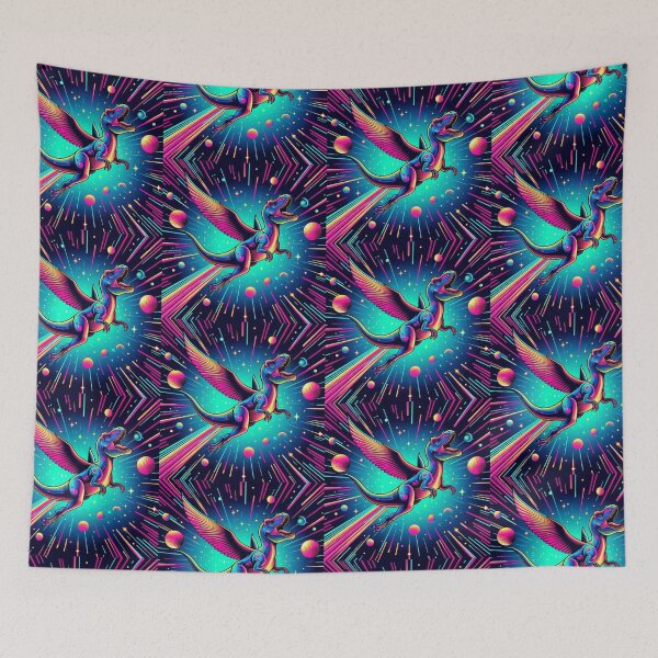 Item preview, Flying colorful dinosaur  designed and sold by Dogandesighn.