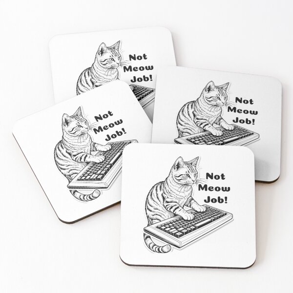 Item preview, Angry Cat on Deadline designed and sold by Tong4130.