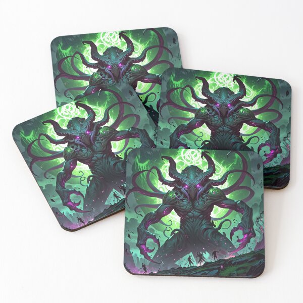 Item preview, Cthulhu the evil all seeing Eldritch Lovecraftian God Anime Manga style art designed and sold by Vintage Designs +.