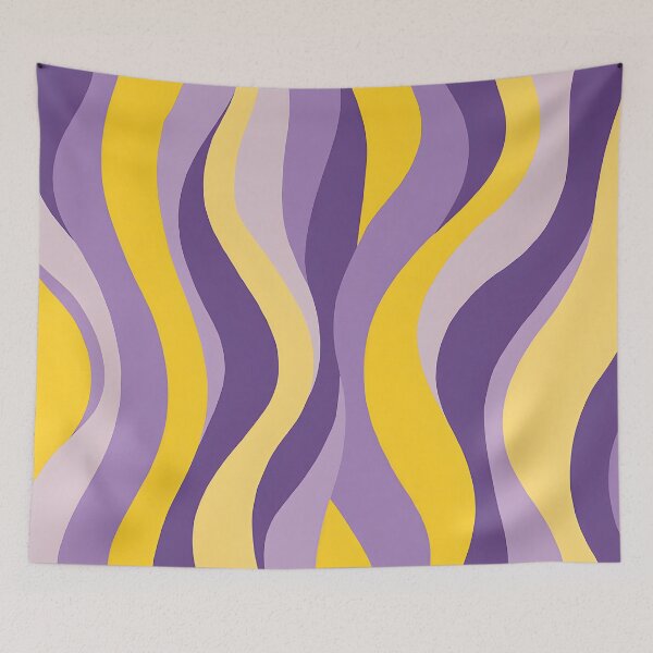 Item preview, Retro Vertical Wavy Pattern Liquid Swirl designed and sold by Prints and Lifestyle.