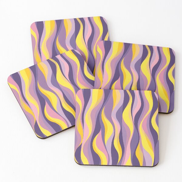 Item preview, Retro Vertical Wavy Pattern Liquid Swirl designed and sold by Prints and Lifestyle.