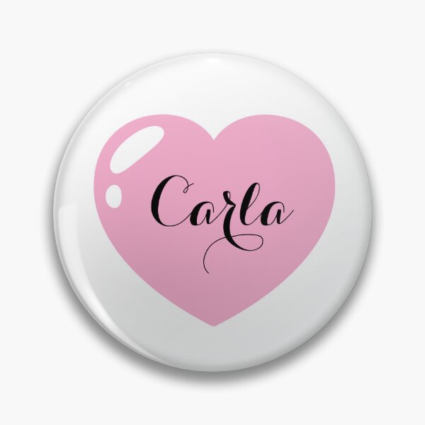 Item preview, Carla Name with Pink Heart  designed and sold by Artbymonika.