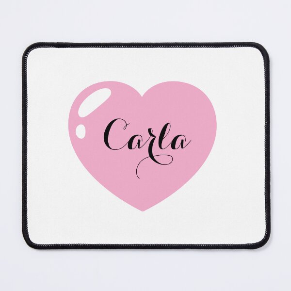 Item preview, Carla Name with Pink Heart designed and sold by Monika Howarth.