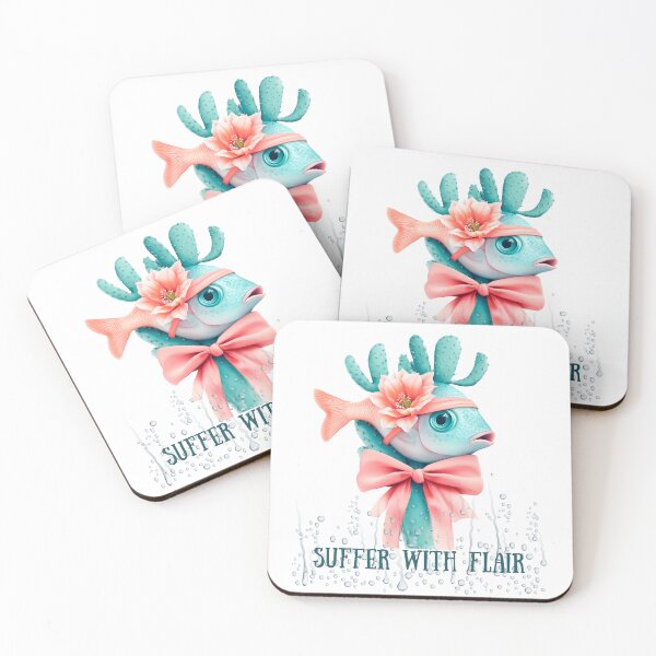 Item preview, Funny Fish with Bow - Suffer with Flair designed and sold by LizaRancel.